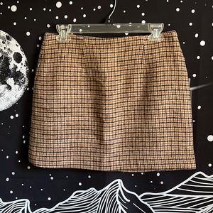Plaid Mini Skirt